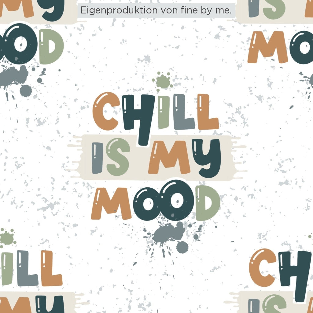 Lagerware: Bio-Sommersweat „Chill rainbow“, exklusive Eigenproduktion