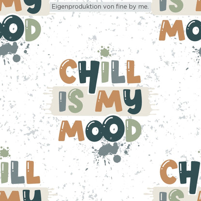 Lagerware: Bio-Sommersweat „Chill rainbow“, exklusive Eigenproduktion