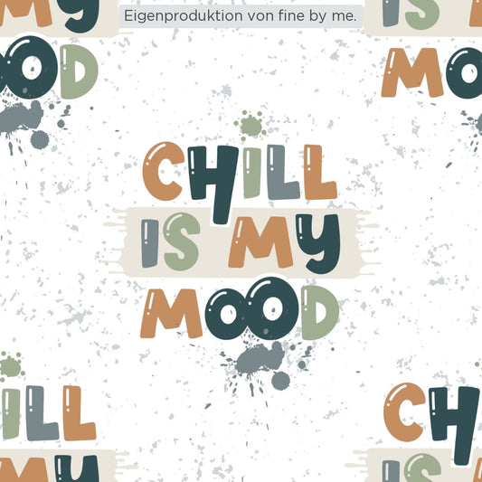 Lagerware: Bio-Sommersweat „Chill rainbow“, exklusive Eigenproduktion