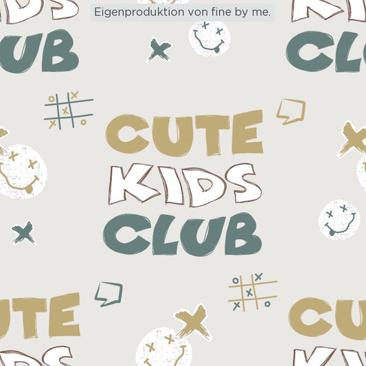 Stoffübersicht „Cute Kids Club“