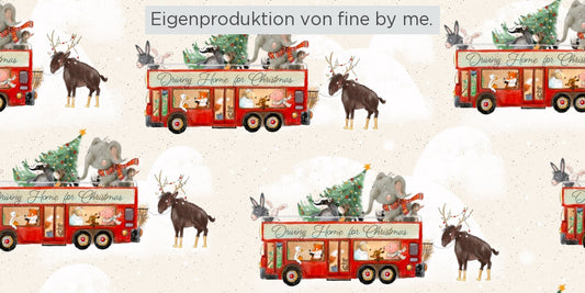 Stoffübersicht „Driving Home for Christmas"