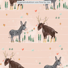 Lade das Bild in den Galerie-Viewer, Stoffübersicht „Christmas Friends blush“
