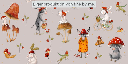 Stoffübersicht „Eda & Mo suchen Pilze“