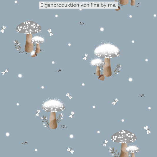 Stoffübersicht „First Snow blue“