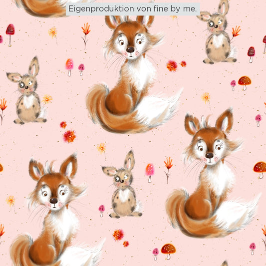 Stoffübersicht „Fuchs und Hase“