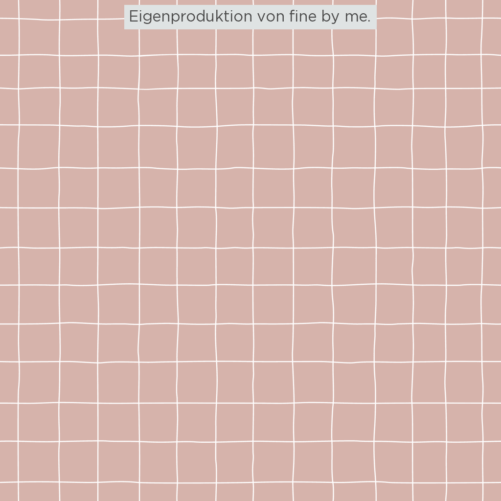 Stoffübersicht „Grid blush“
