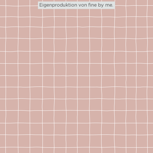 Stoffübersicht „Grid blush“