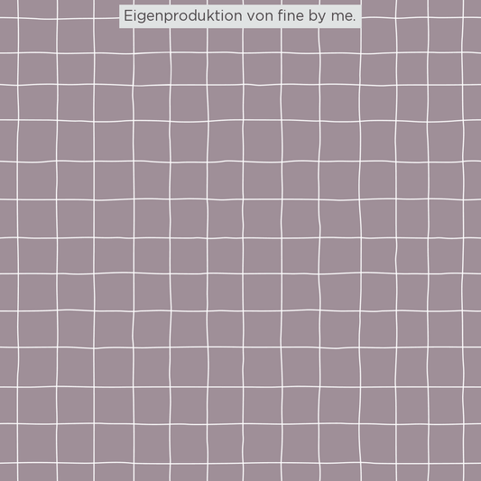 Stoffübersicht „Grid lavender“