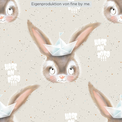 Stoffübersicht „Hase an Bord“