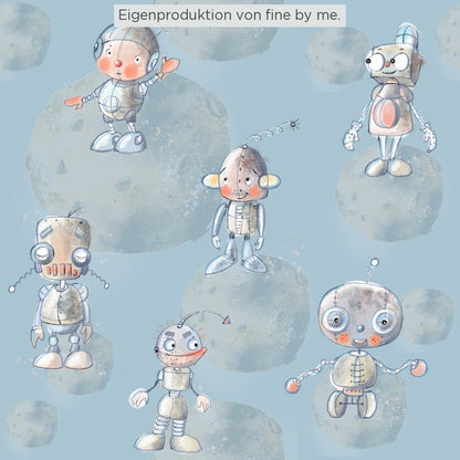 Stoffübersicht „Kleine Roboter“