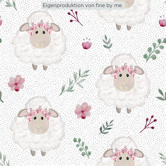 Stoffübersicht „Flower Lamb“