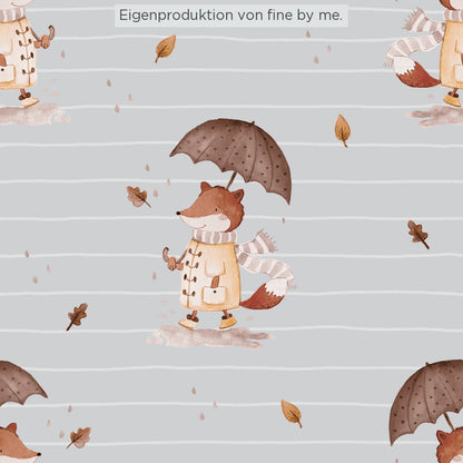Stoffübersicht „Fox in the rain“