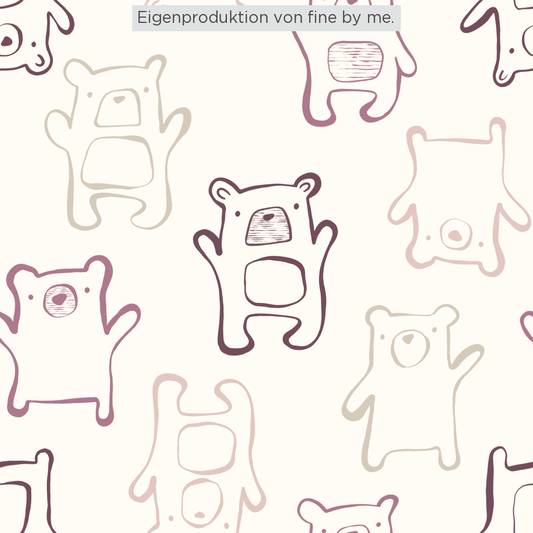 Stoffübersicht „My Little Bear pink“