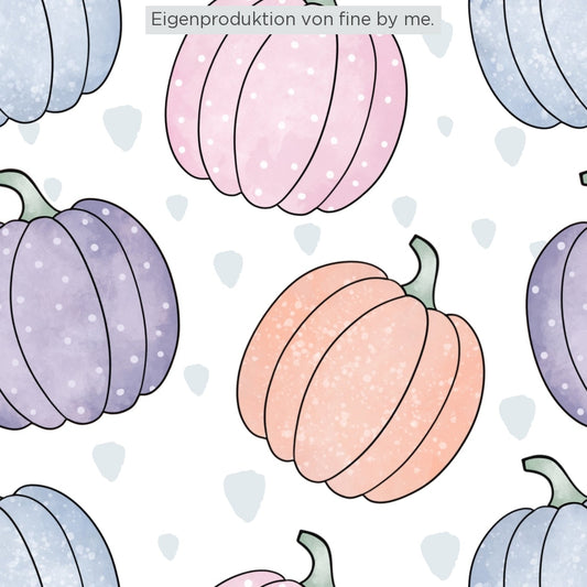 Stoffübersicht „Pastel Pumpkins“