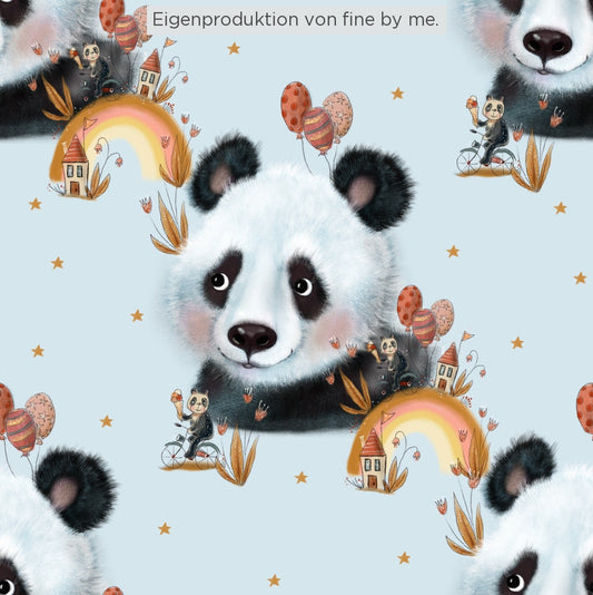 Stoffübersicht „Panda träumt vom Frühling 1“
