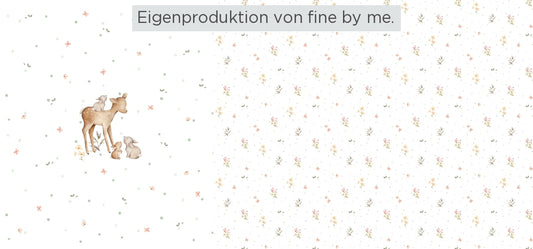 Stoffübersicht Panel „Fawn and Rabbits“