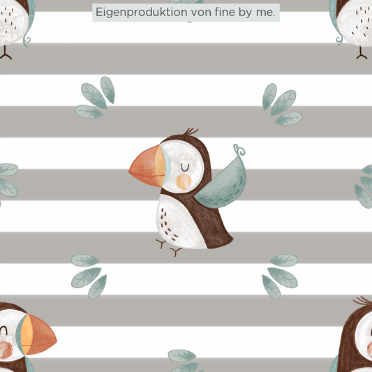 Stoffübersicht „Puffin Stripes“