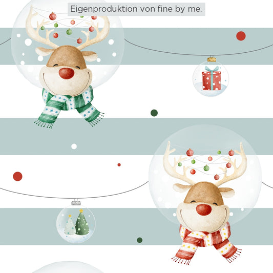 Stoffübersicht „Joyful Reindeer"