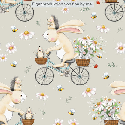 Stoffübersicht „Auf in den Frühling beige“