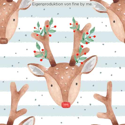 Stoffübersicht „Red Nosed Reindeer"