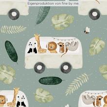 Lade das Bild in den Galerie-Viewer, Lagerware: Bio-Jersey „Safaribus“, Eigenproduktion
