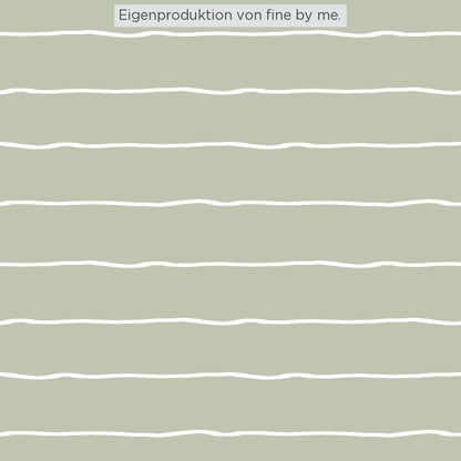 Stoffübersicht „Stripes sage“