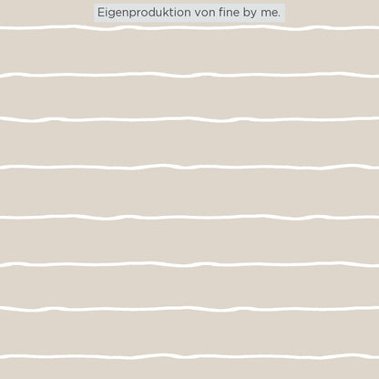 Stoffübersicht „Stripes creme“