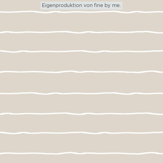 Stoffübersicht „Stripes creme“