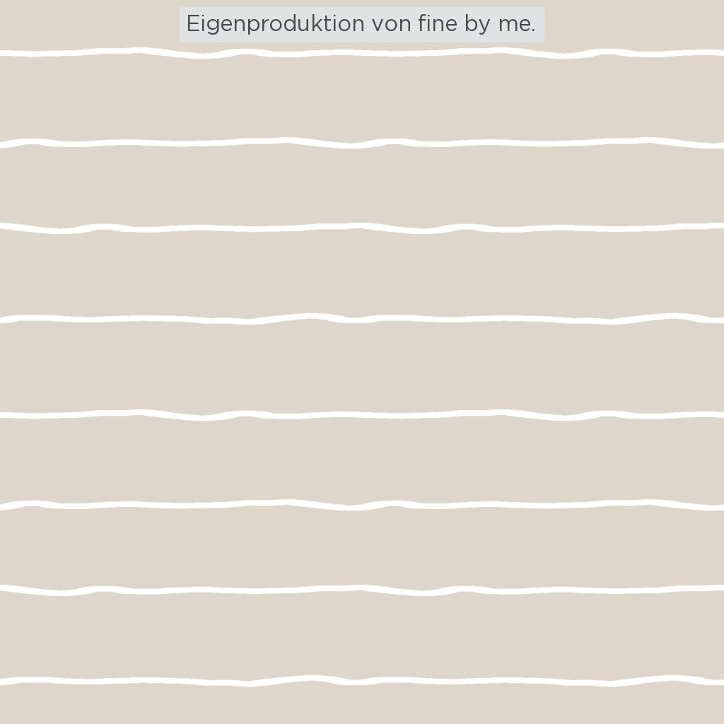 Stoffübersicht „Stripes creme“