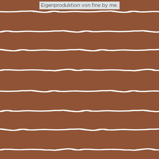 Stoffübersicht „Stripes toffee“