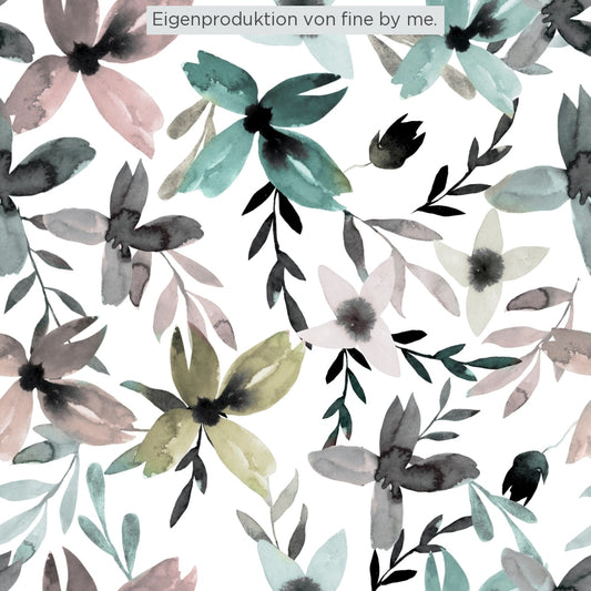 Stoffübersicht „Aquarell Flowers“