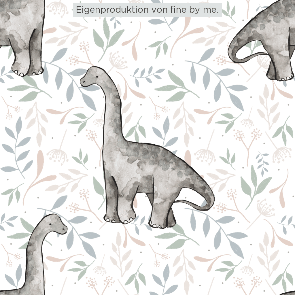 Stoffübersicht „Floral Dinos“