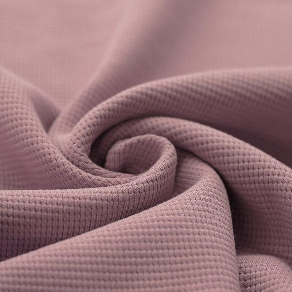 Waffeljersey altrosa
