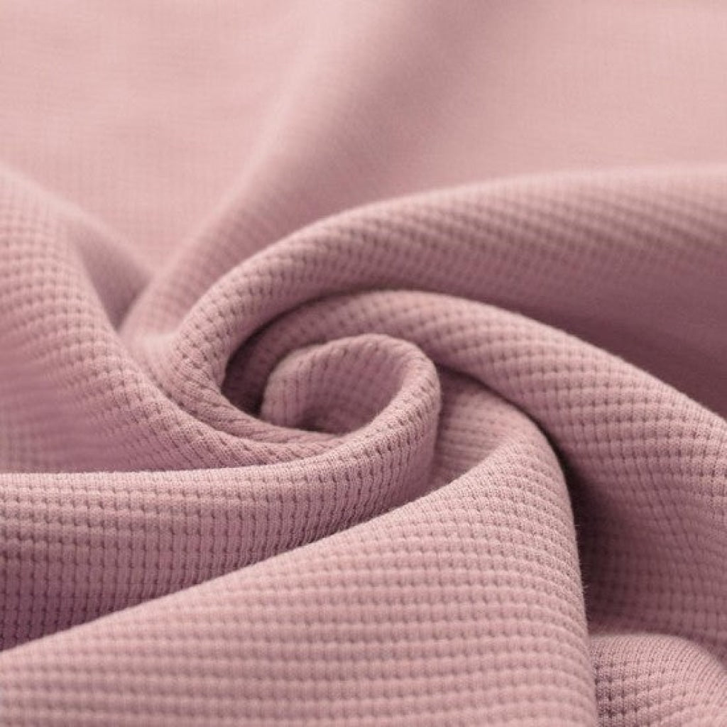 Waffeljersey nude rosa