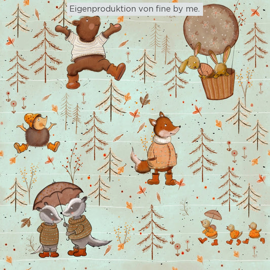 Stoffübersicht „Waldspaziergang"