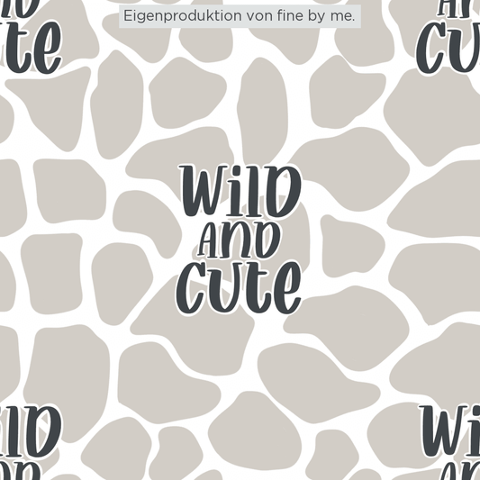 Stoffübersicht „Wild and Cute Giraffe“