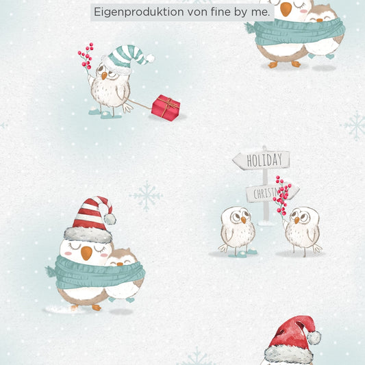 Stoffübersicht „Christmas Owls"
