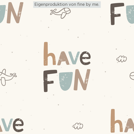 Stoffübersicht „Have Fun“