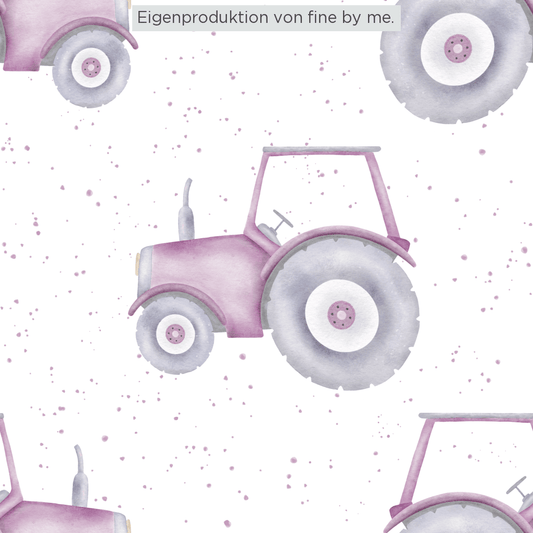 Stoffübersicht „Pink Tractor“