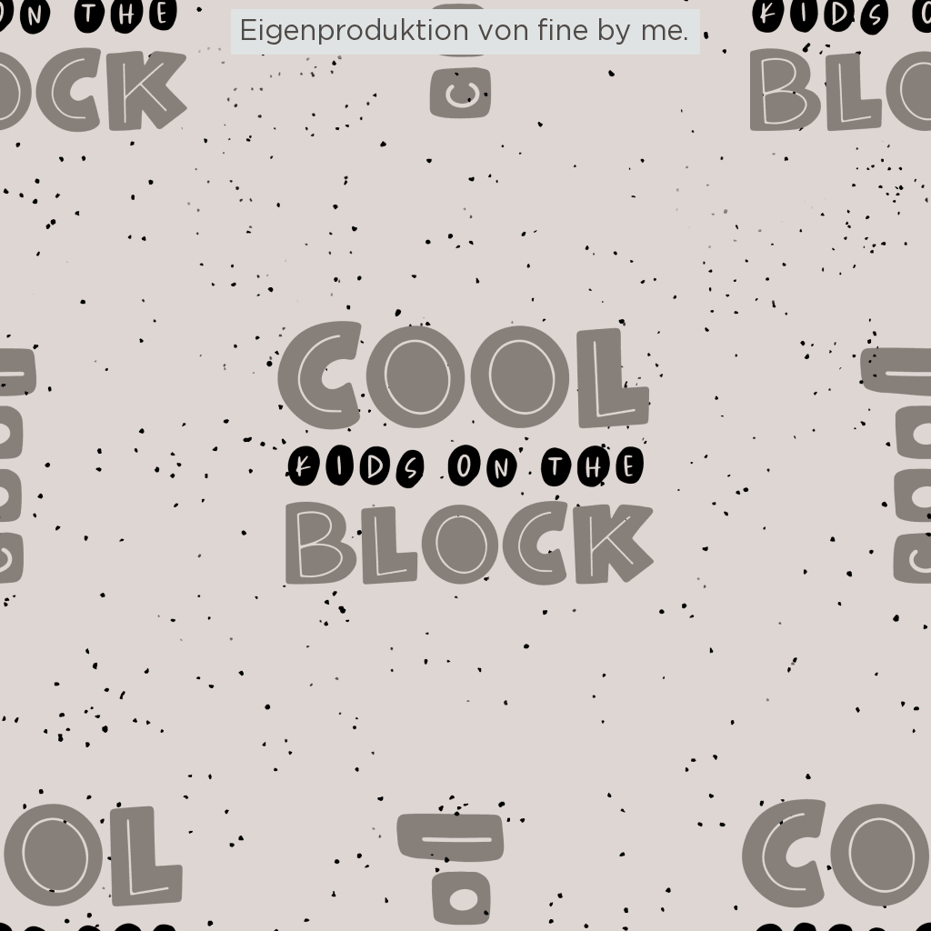 Stoffübersicht „Cool Kids on the Block white sand“